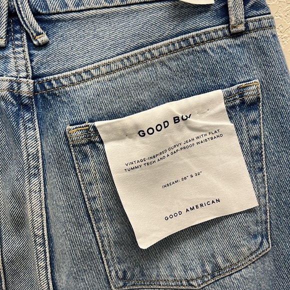 Good American Good Boy Distressed Jeans 2/26 - Picture 7 of 9